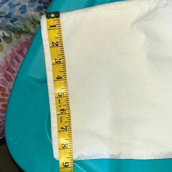 Lauren Ralph Lauren Green Label Corduroy Classic Straight Pants Cream Plus Size - Picture 8 of 8